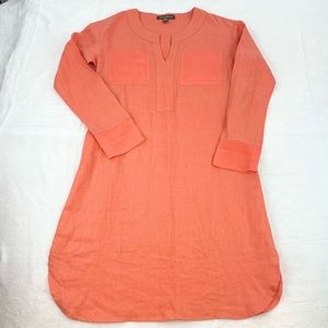 Tommy Bahama linen & silk dress - orange XXS